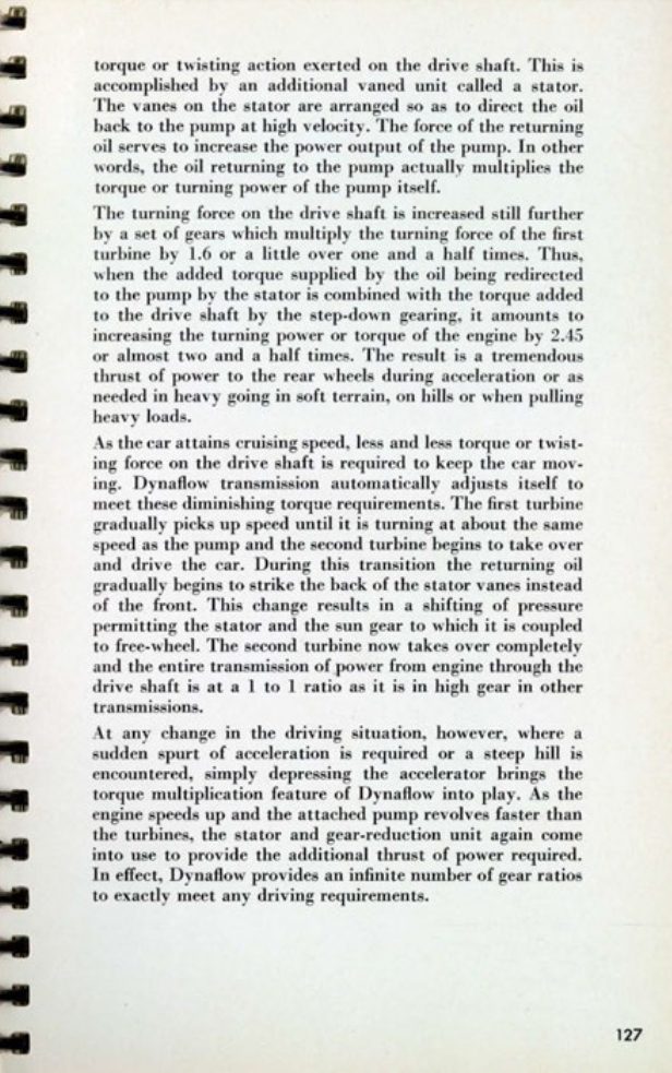 1953 Cadillac Salesmans Data Book Page 127